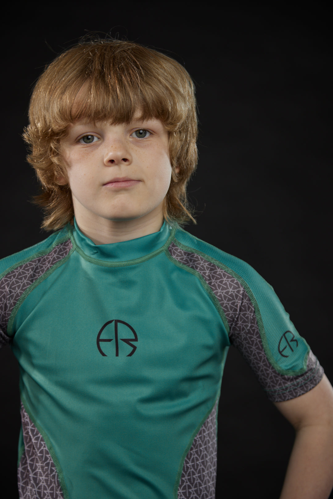 Earth Green Rash Guard (Boy's)