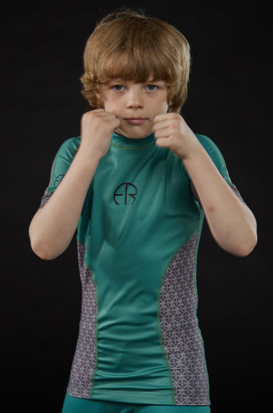 Earth Green Rash Guard (Boy's)