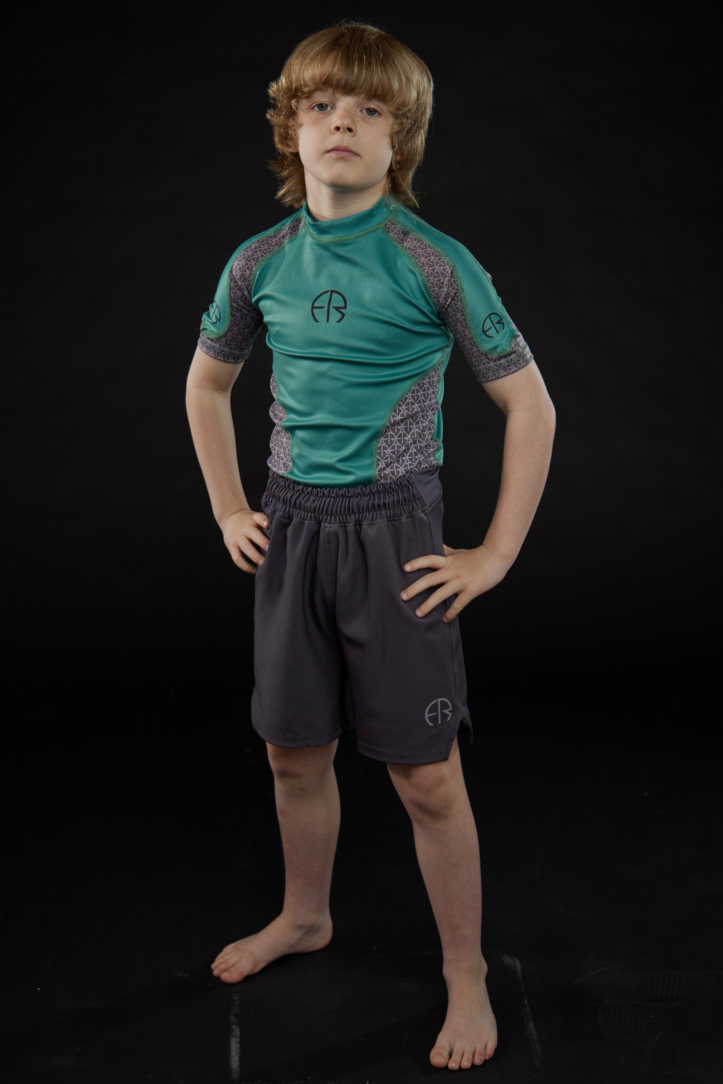 Mercury Grey Grappling Shorts (Youth)