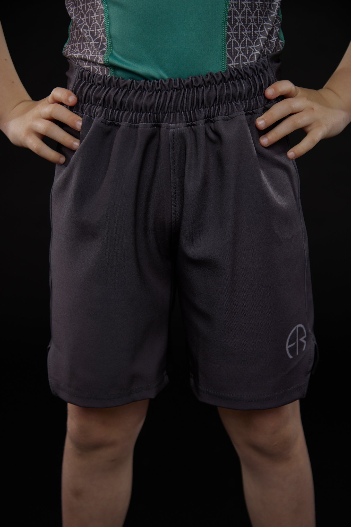 Mercury Grey Grappling Shorts (Youth)