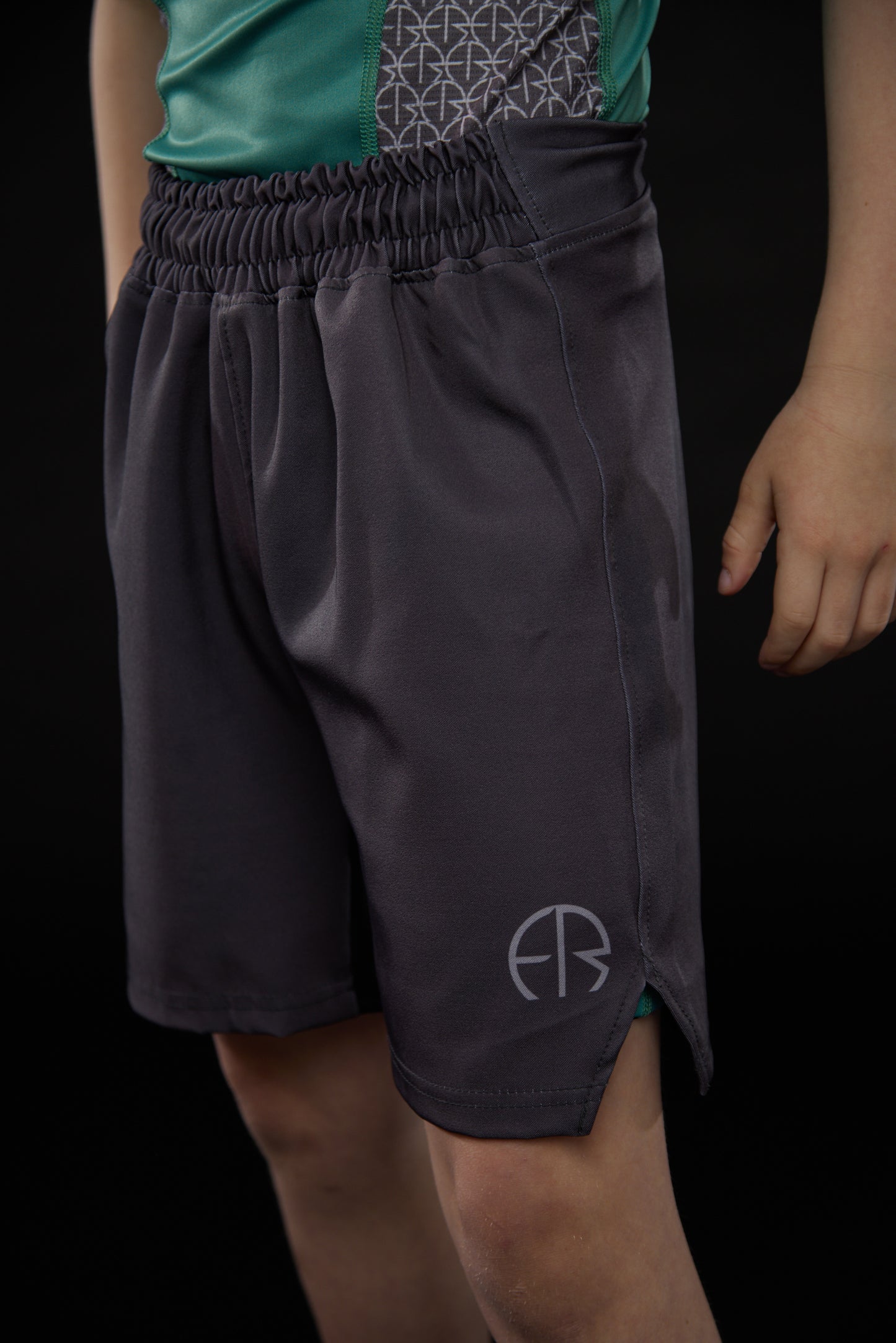 Mercury Grey Grappling Shorts (Youth)