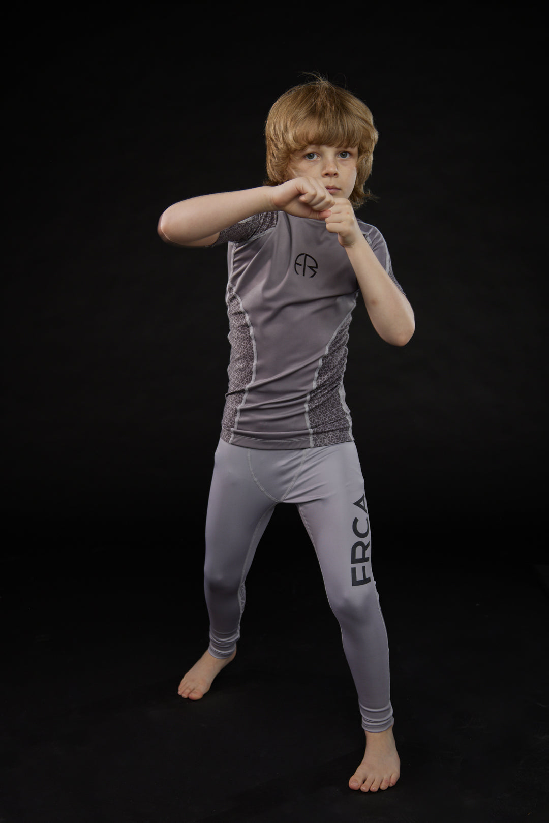 Mercury Grey Rash Guard (Boy's)