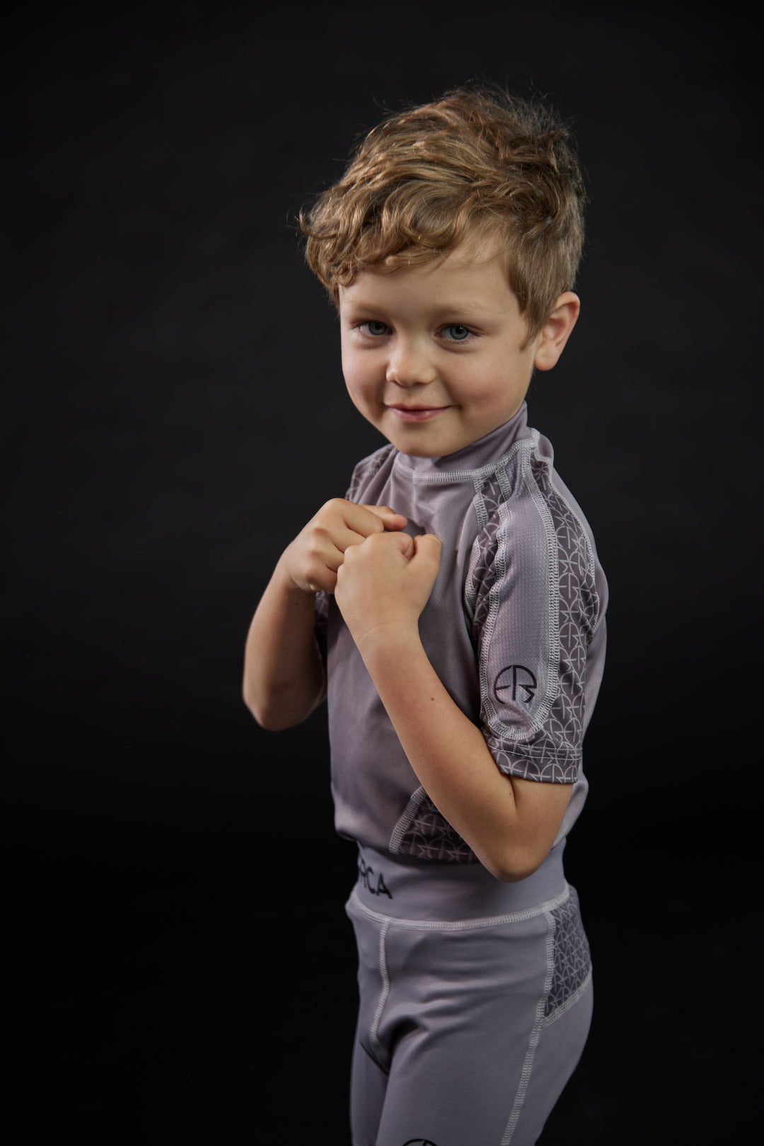 Mercury Grey Rash Guard (Boy's)