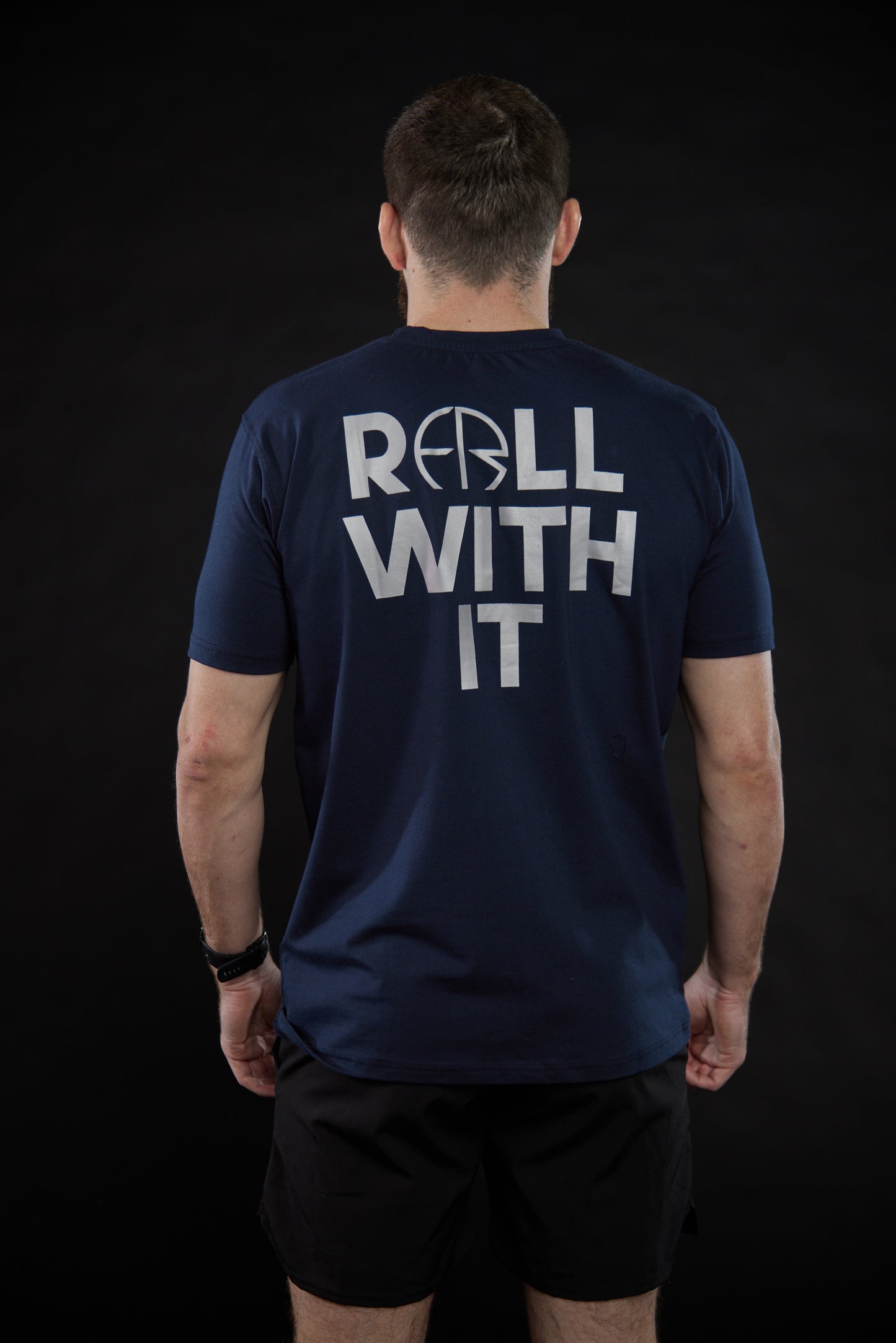 "Roll With It" Navy Training Tee