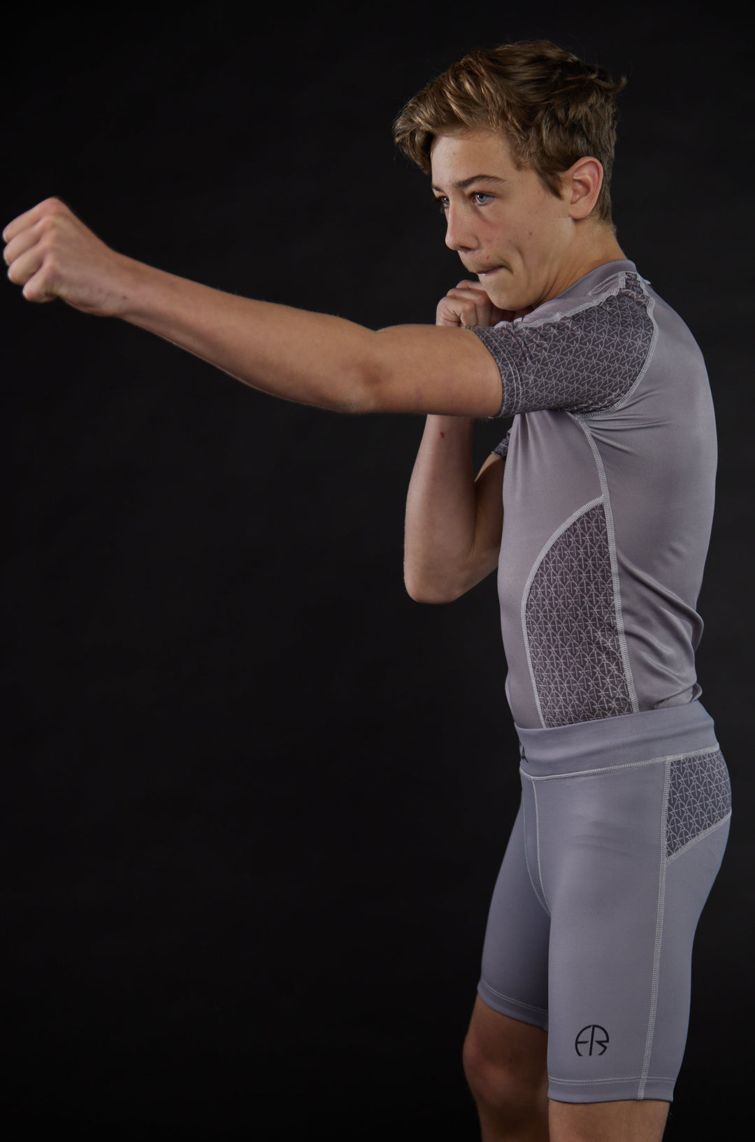 Mercury Grey Rash Guard (Boy's)