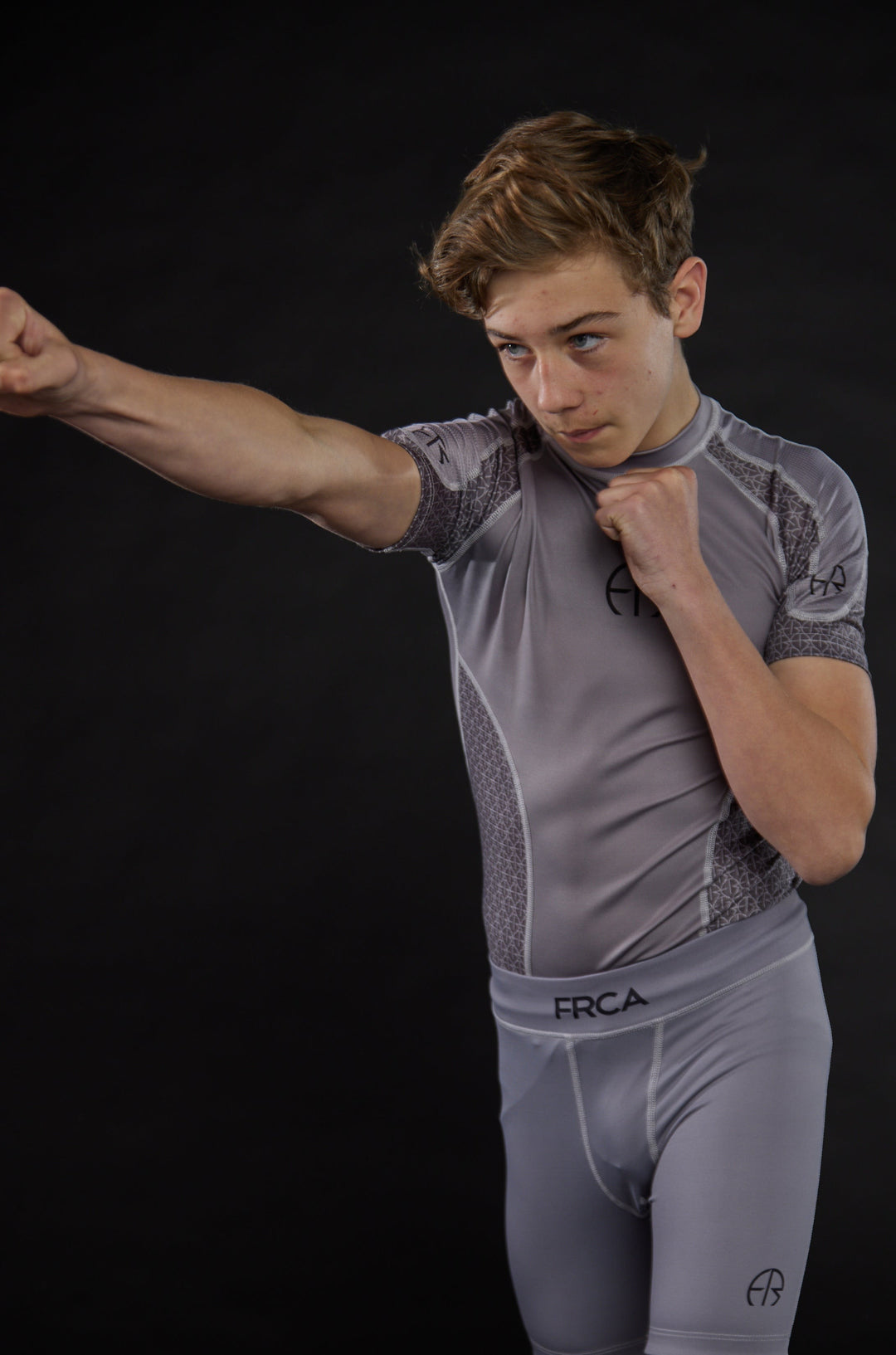 Mercury Grey Rash Guard (Boy's)