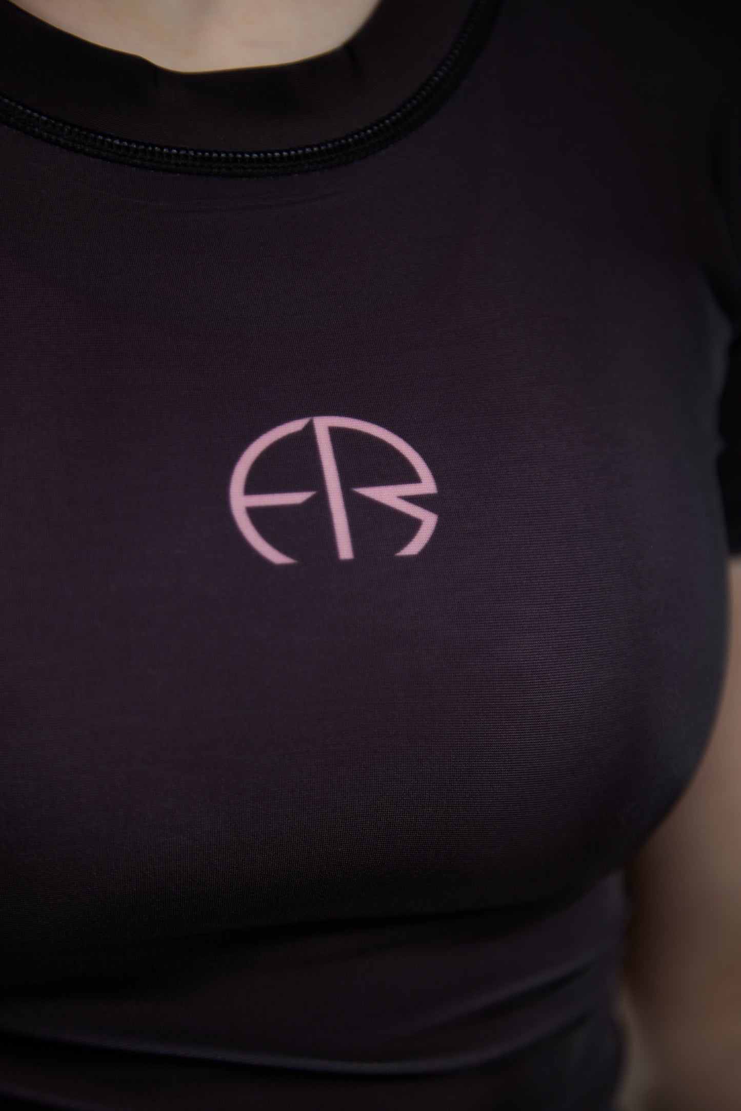 Women's Pink & Charcoal Rash Guard