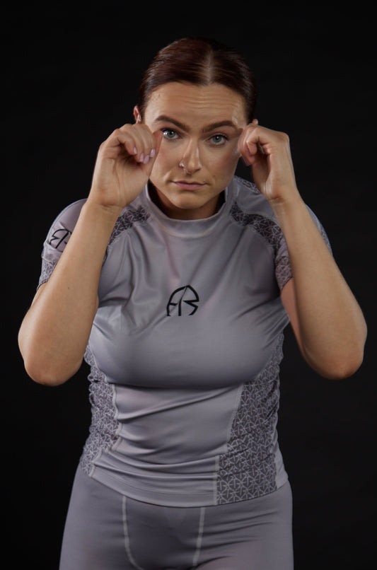 Mercury Grey Rash Guard (Women's)