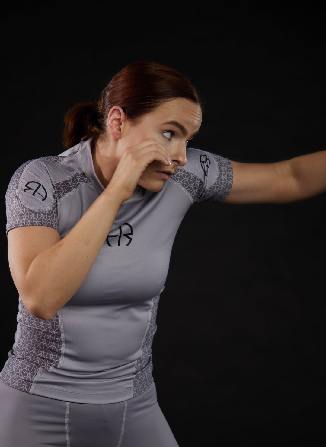 Mercury Grey Rash Guard (Women's)