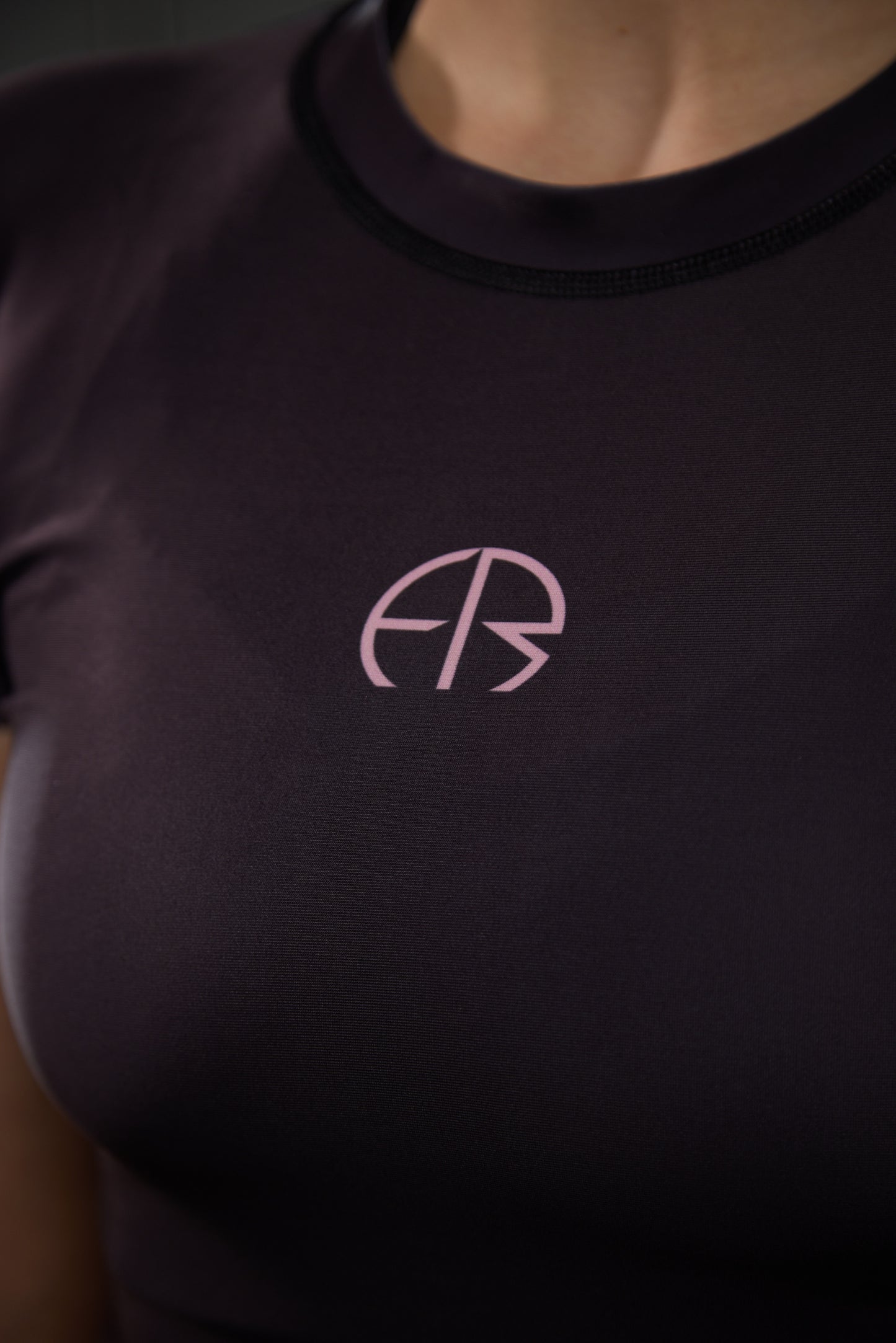 Women's Pink & Charcoal Rash Guard