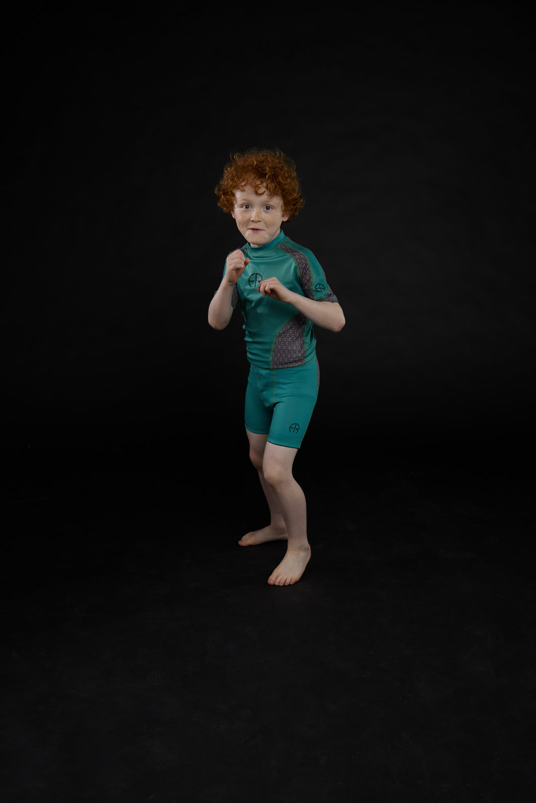 Earth Green Rash Guard (Boy's)