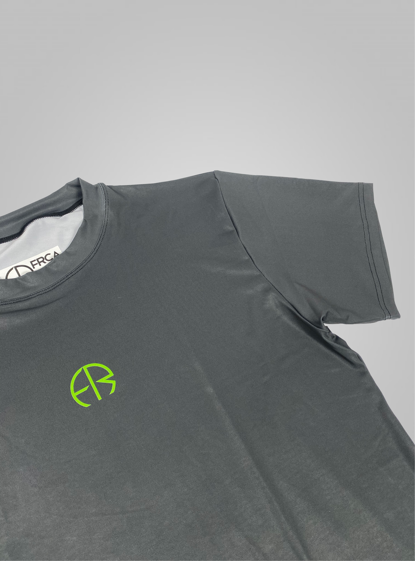 Lime & Charcoal Performance Tee