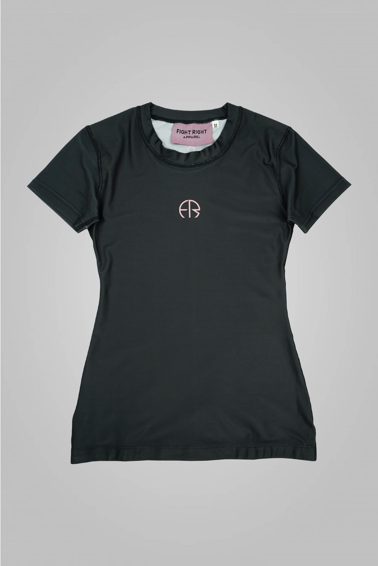 Women's Pink & Charcoal Rash Guard